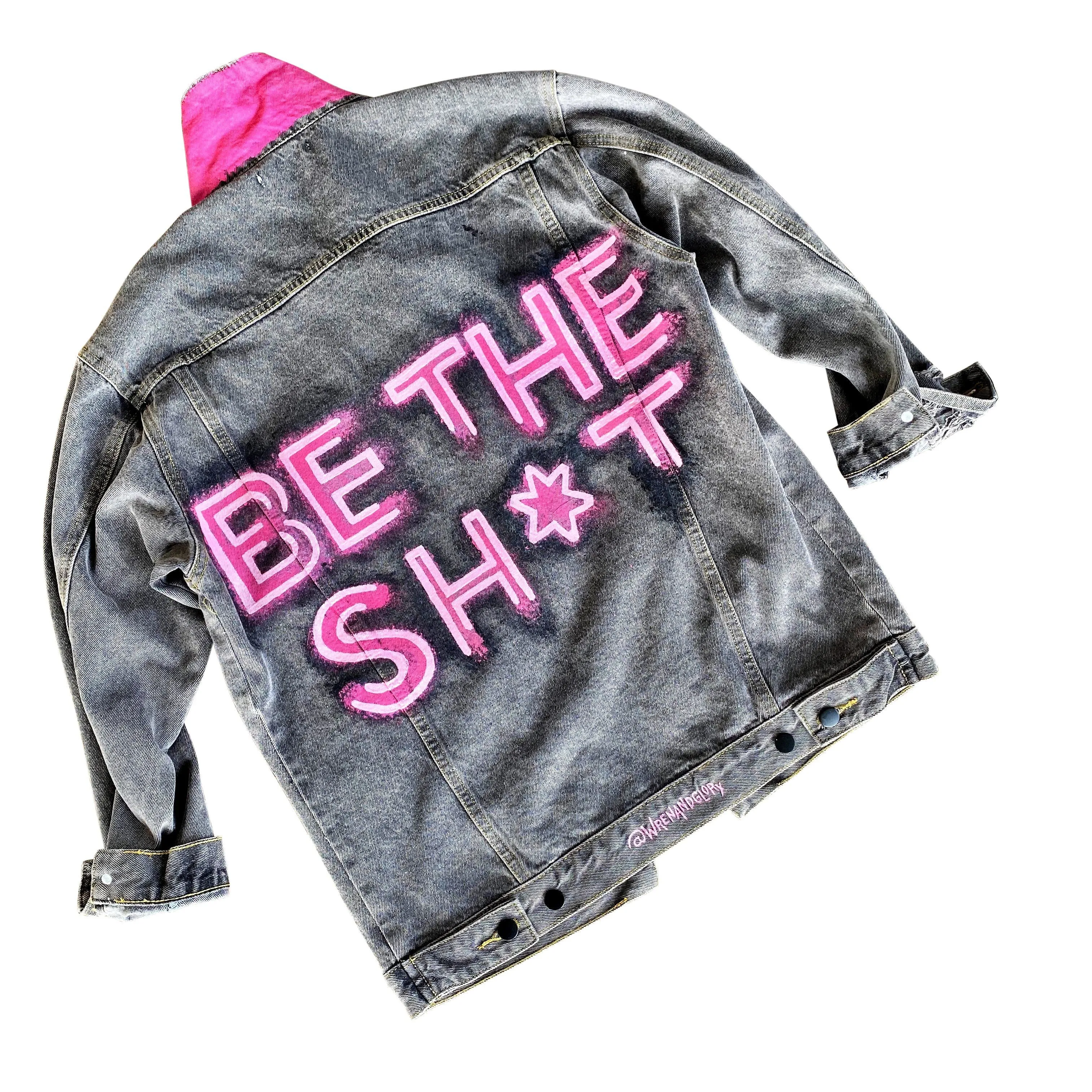 'BE NEON' DENIM JACKET