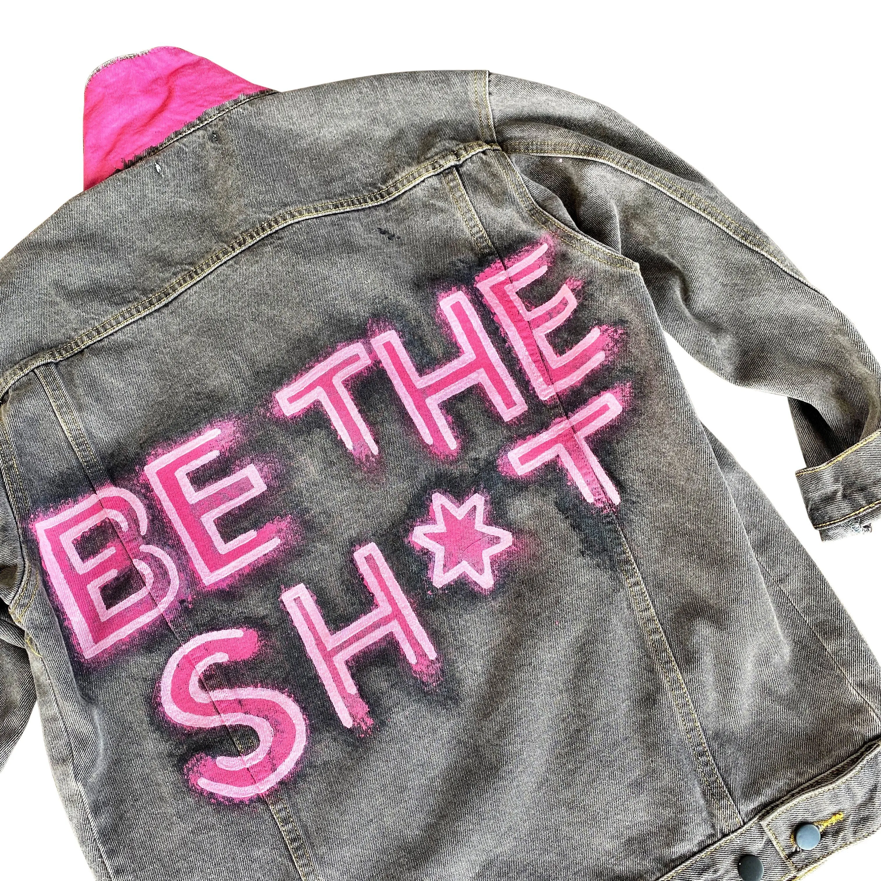 'BE NEON' DENIM JACKET