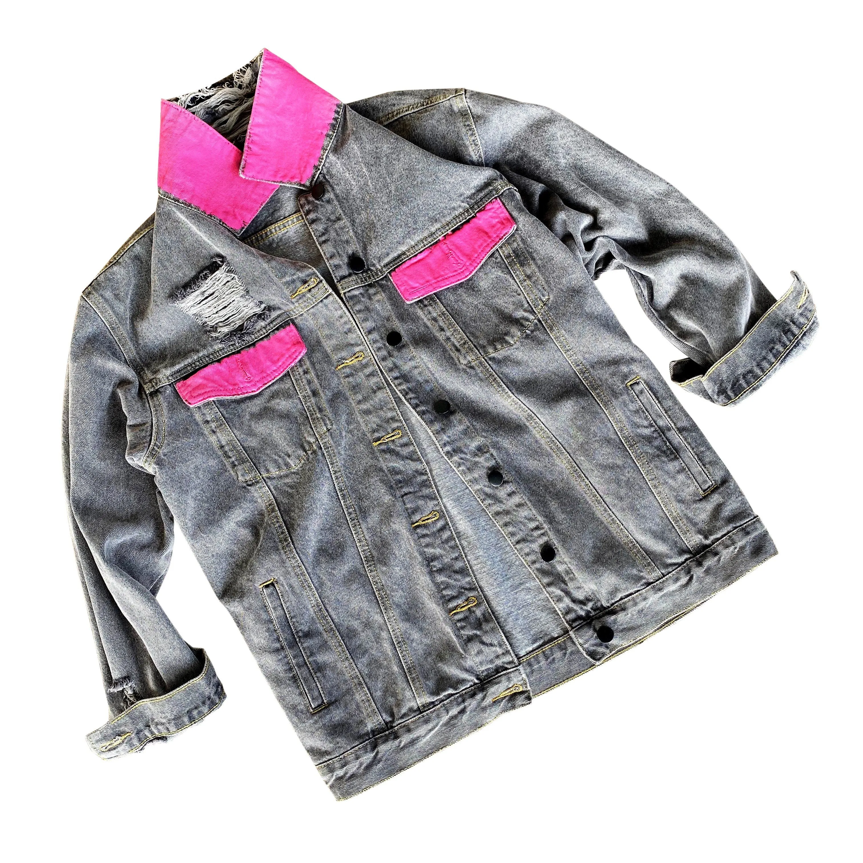 'BE NEON' DENIM JACKET