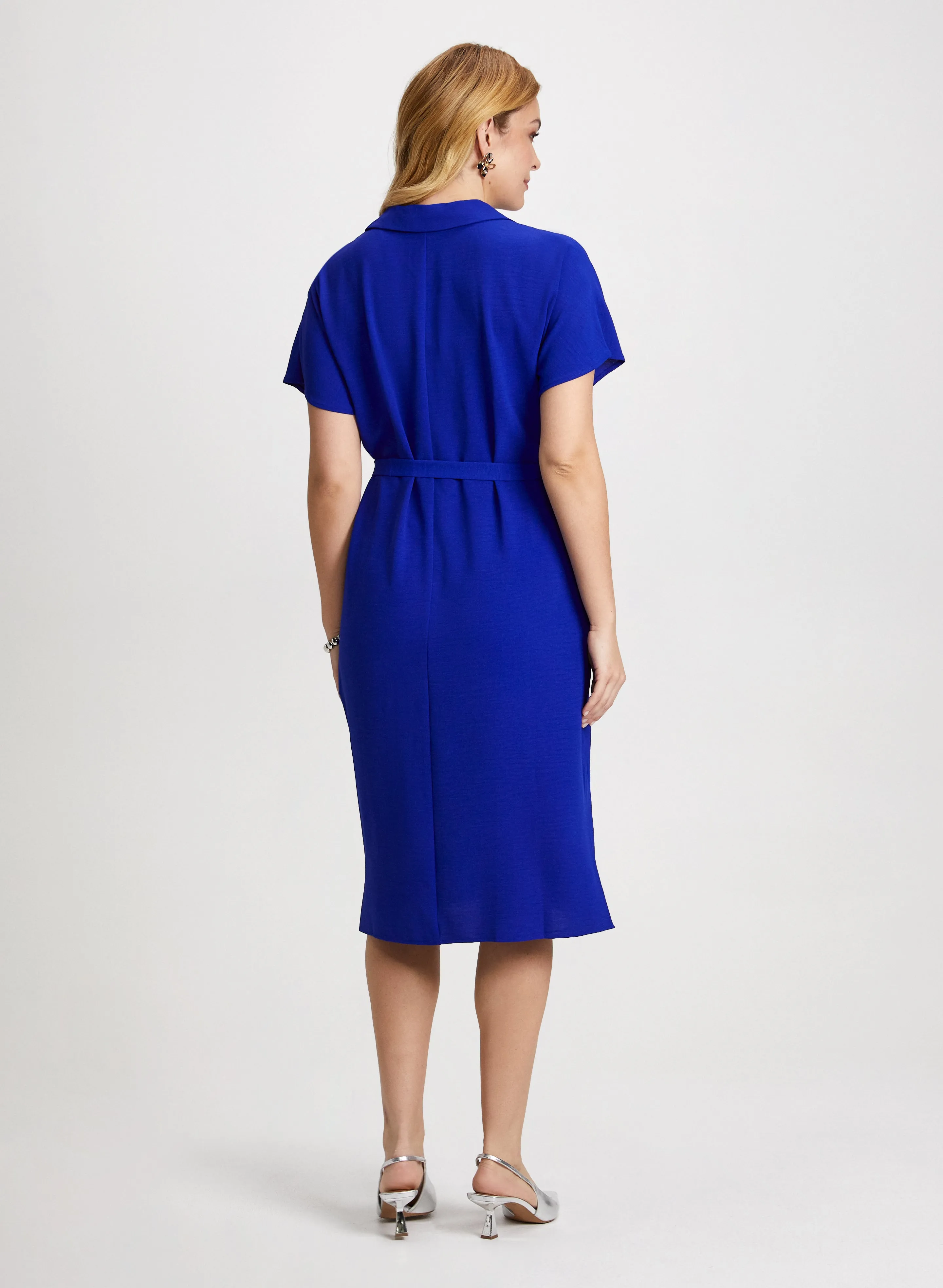 Belted Shirt Dress