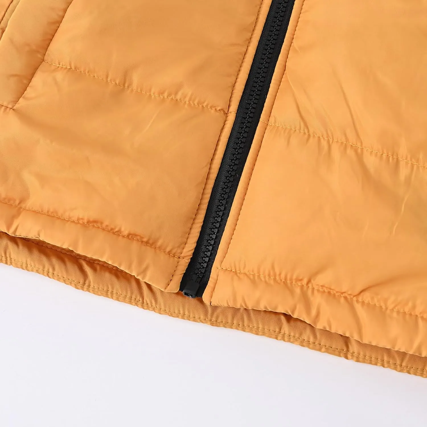 Boys Down Jacket Hood Thick Warm Winter Coat Parka Padded Outerwear Color Block Puffer Water-esistant Jacket
