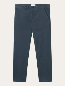 CHUCK regular flannel chino pants - Total Eclipse