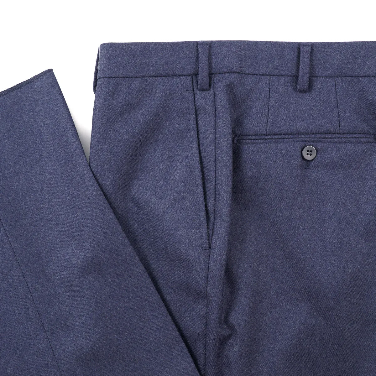 Isaia Regular-Fit Flannel Wool Suit