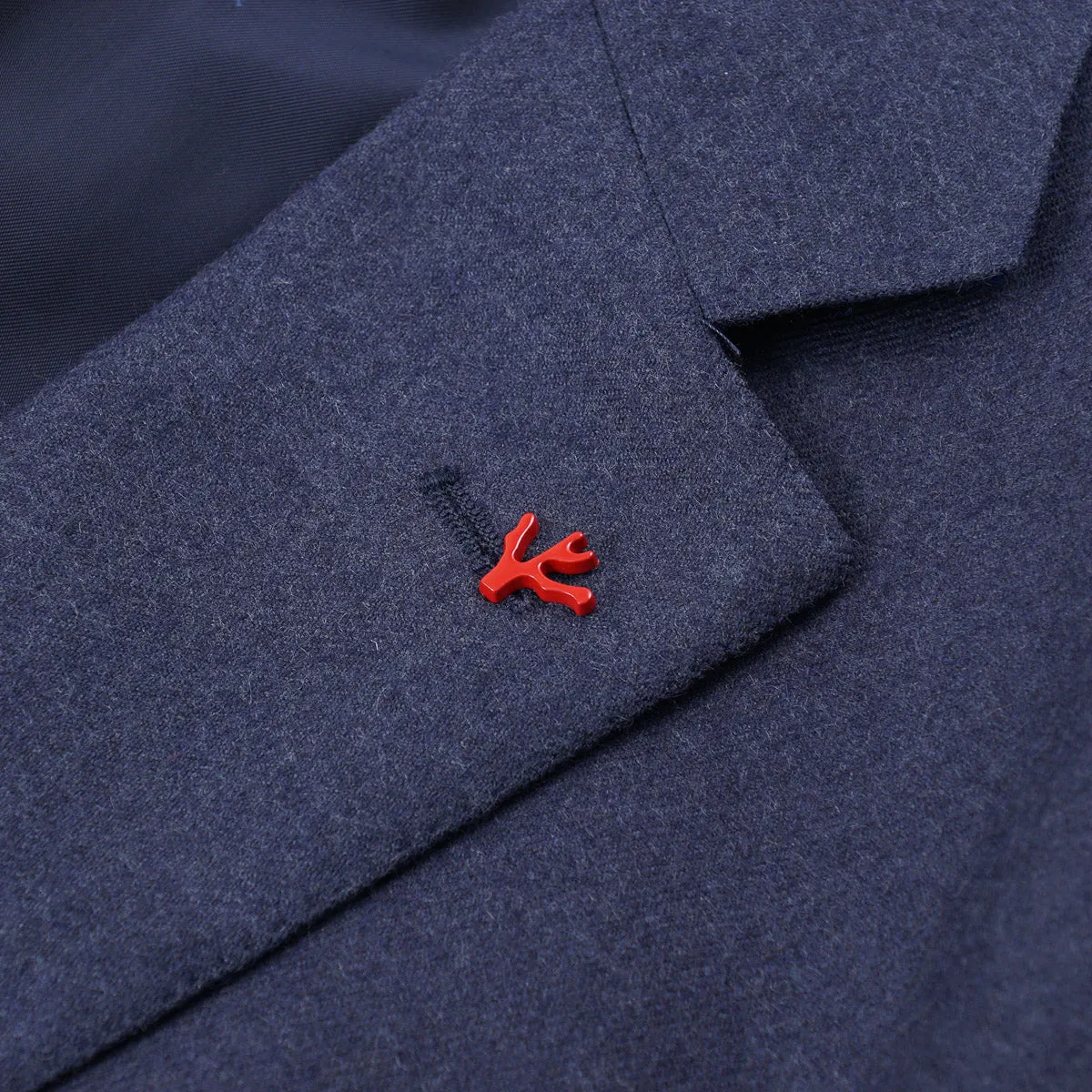 Isaia Regular-Fit Flannel Wool Suit