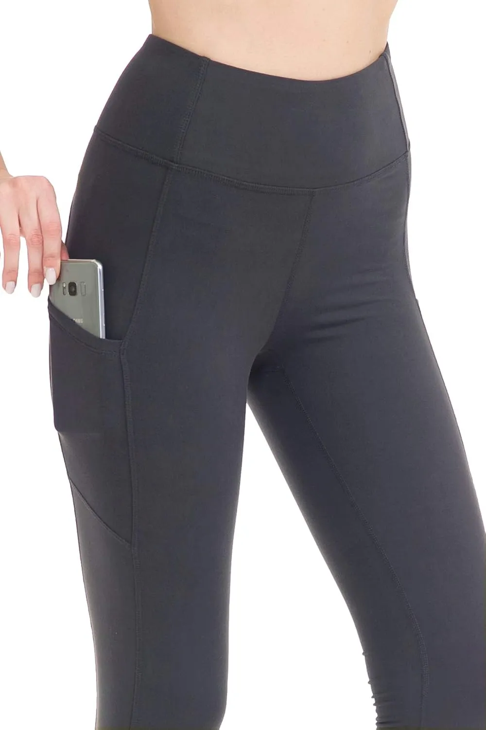 Leggings Depot High Waist Athletic Leggings for Women Tummy Control Pocket Yoga Pants
