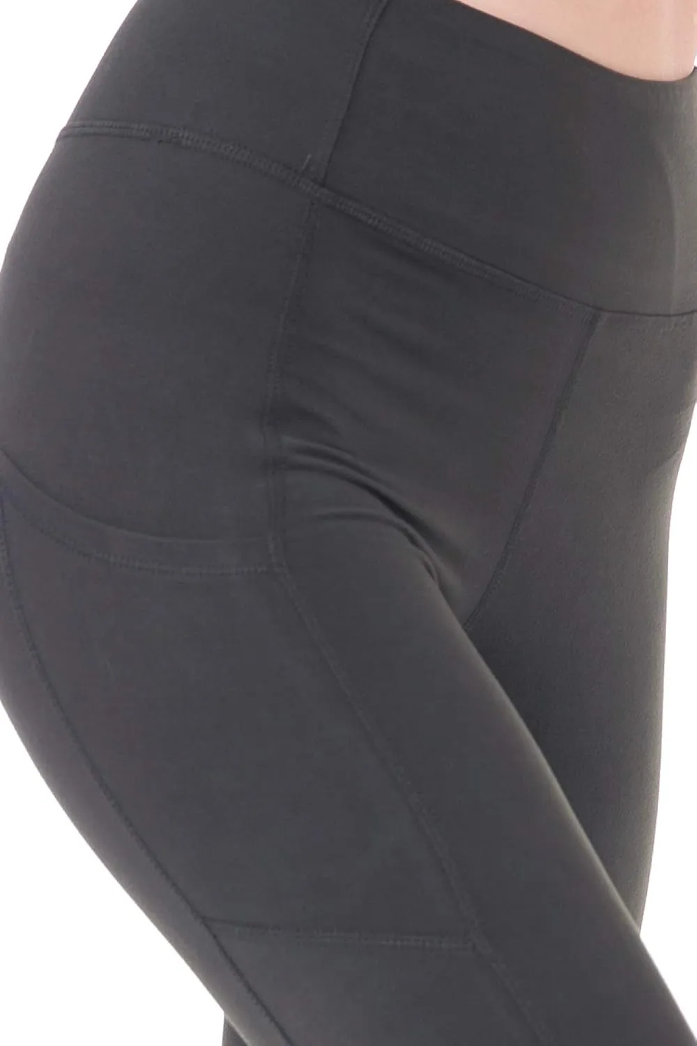 Leggings Depot High Waist Athletic Leggings for Women Tummy Control Pocket Yoga Pants