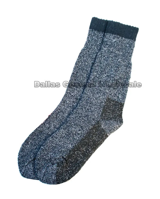 Men Thermal Heated Crew Socks Wholesale
