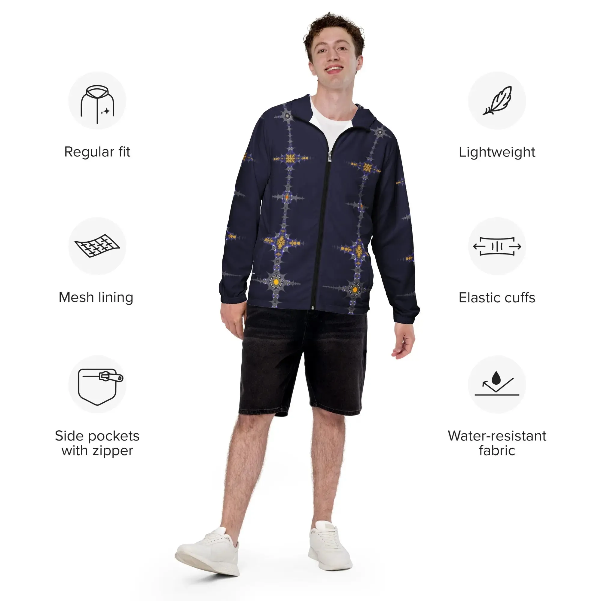 "Purple Pike" Collection - Men’s Windbreaker