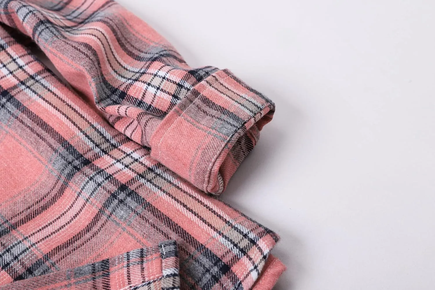 SANGTREE Mens & Boys Plaid Shirt Long Sleeve Button Down Flannel Shirts, US 3 Months - Adult 9XL