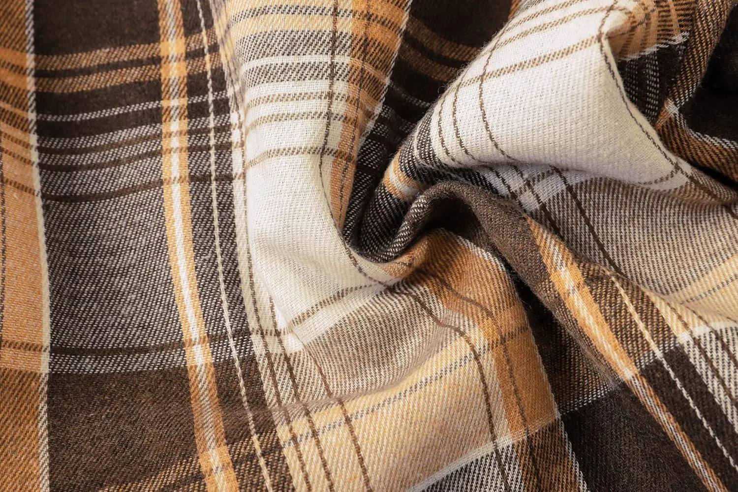 SANGTREE Mens & Boys Plaid Shirt Long Sleeve Button Down Flannel Shirts, US 3 Months - Adult 9XL